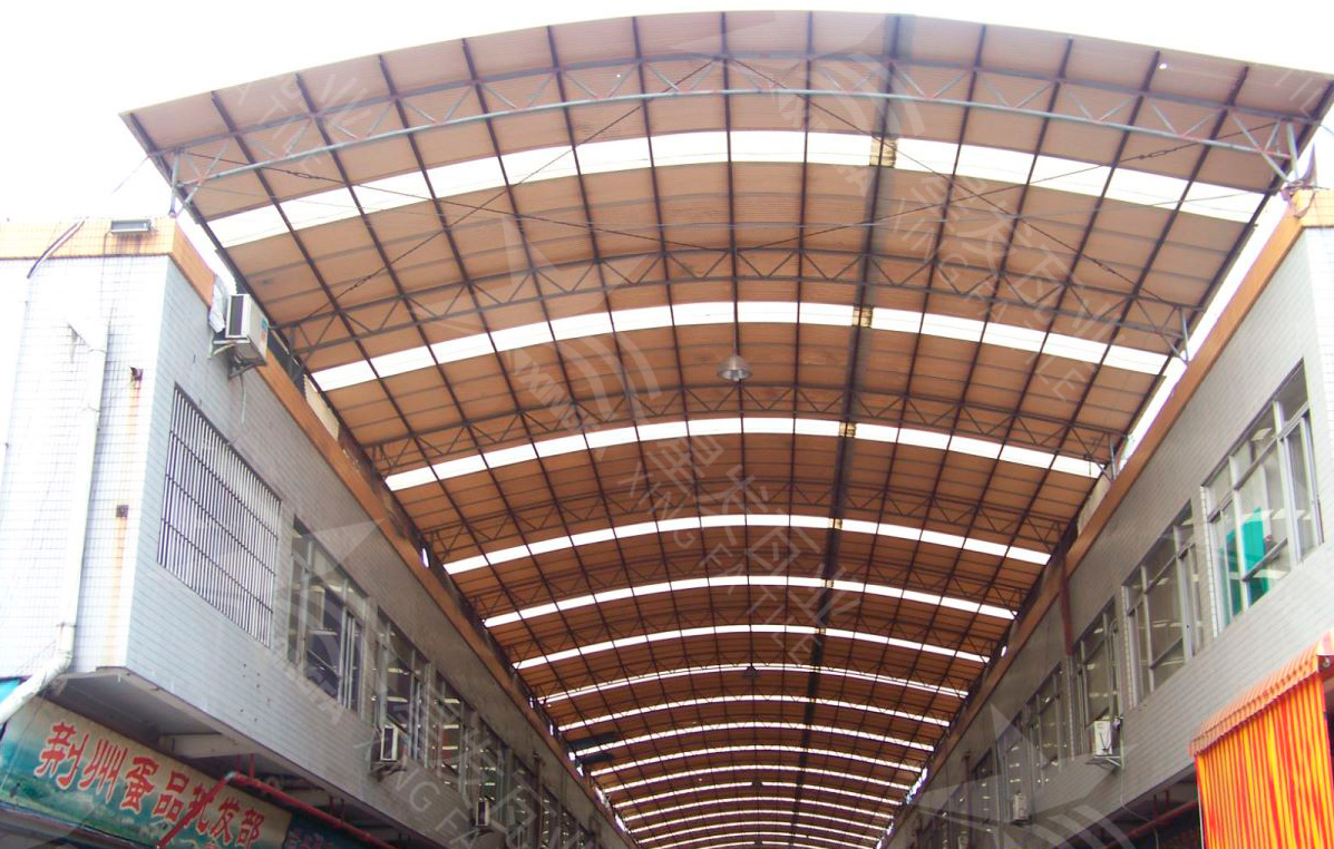 藍色pvc波浪瓦煙臺廠家供應 陶瓷廠原料倉庫用復合pvc塑料瓦  pvc波浪瓦安裝便捷防風搞震采鋼瓦